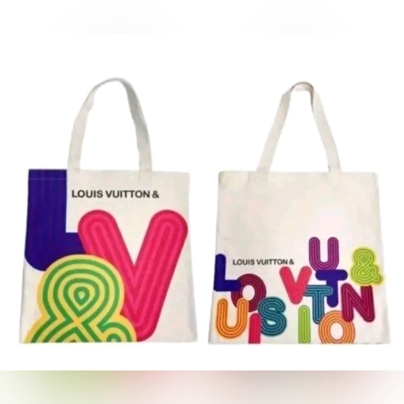 Unbranded Louis Vuitton Limited Eco Novelty Tote For Shenzhen Exhibition 2022 - Picture 2 of 8